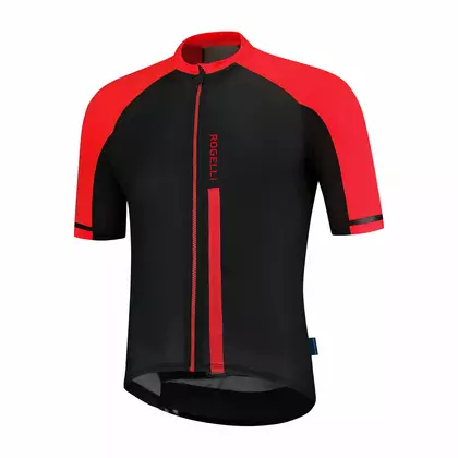Rogelli Evo 001.094 pánský cyklistický dres Evo Black / Red